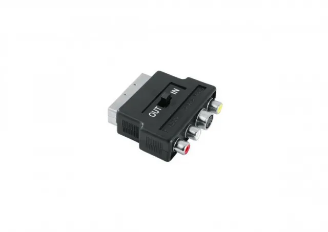 HAMA Adapter SCART (muški) na S-Video i 3x činč(ženski)