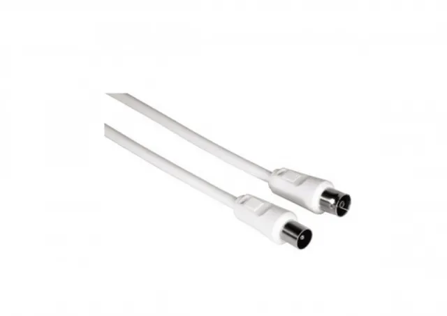 HAMA Antenski Kabl 75dB duplo izolovan (muško ženski)   10m, beli