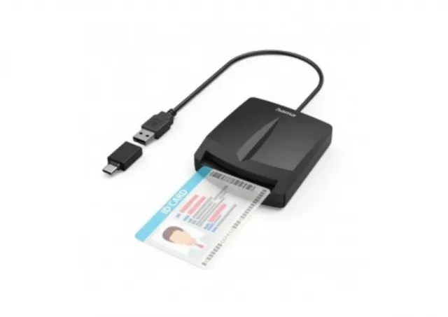 HAMA čitač ličnih dokumenata i saobraćajnih dozvoli USB+Type C