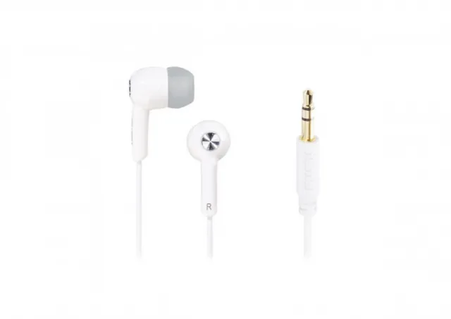 HAMA Stereo slusalice bubice "Gloss", udobne, bele