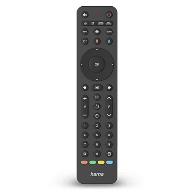 HAMA univerzalni daljinski upravljač 8u1, crni
