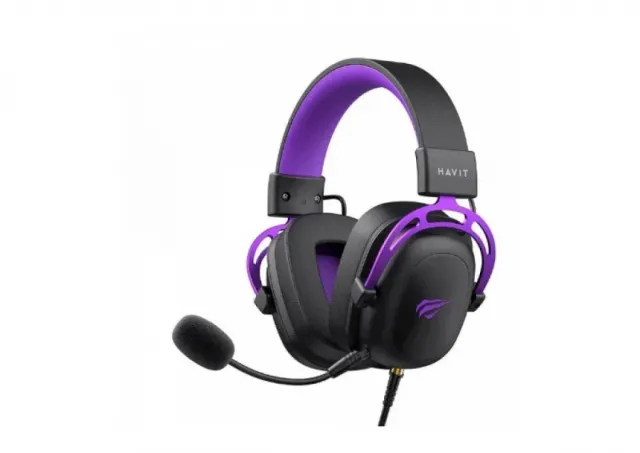Havit Slušalice H2002C+U crno-ljubičaste
