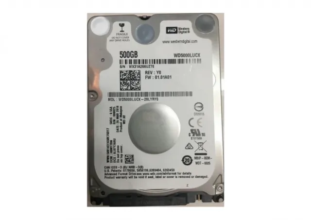 HDD 2.5 ** 500GB WD5000LUCX WD 16MB 5400RPM SATA 7mm