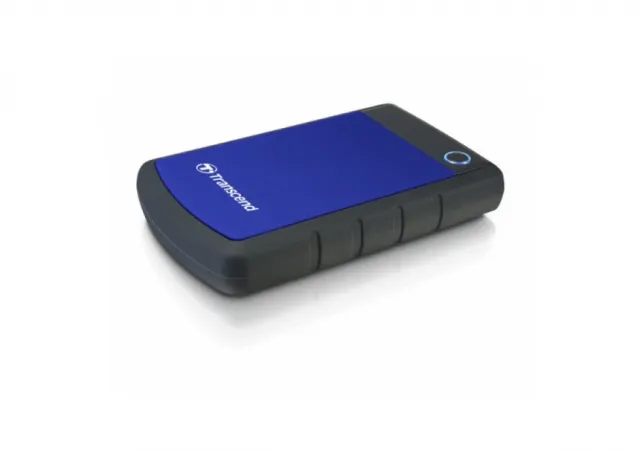 HDD E2.5" Transcend 4TB USB 3.1 TS4TSJ25H3B ", Anti-shock system, Crna/plava