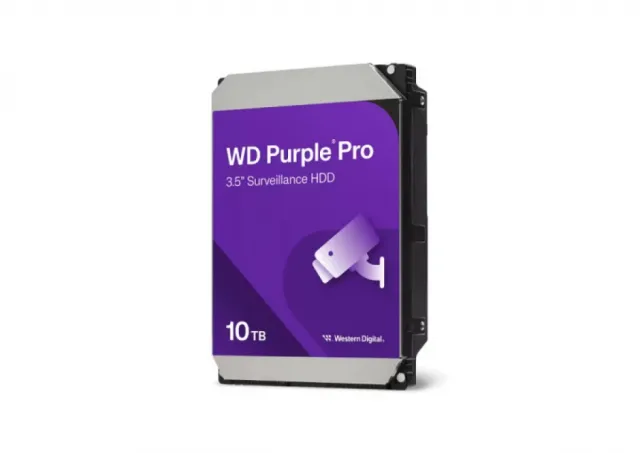 HDD WD 10TB WD102PURP SATA3 7200RPM 256MB Purple Pro