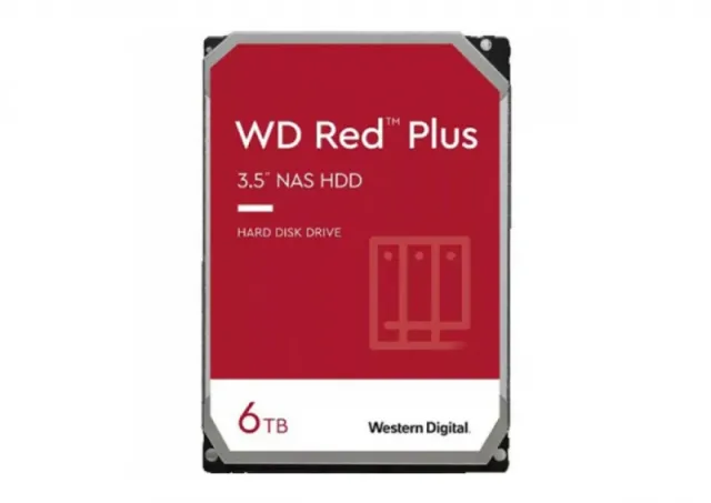HDD WD 6TB WD60EFPX Red Plus 5400RPM 256MB