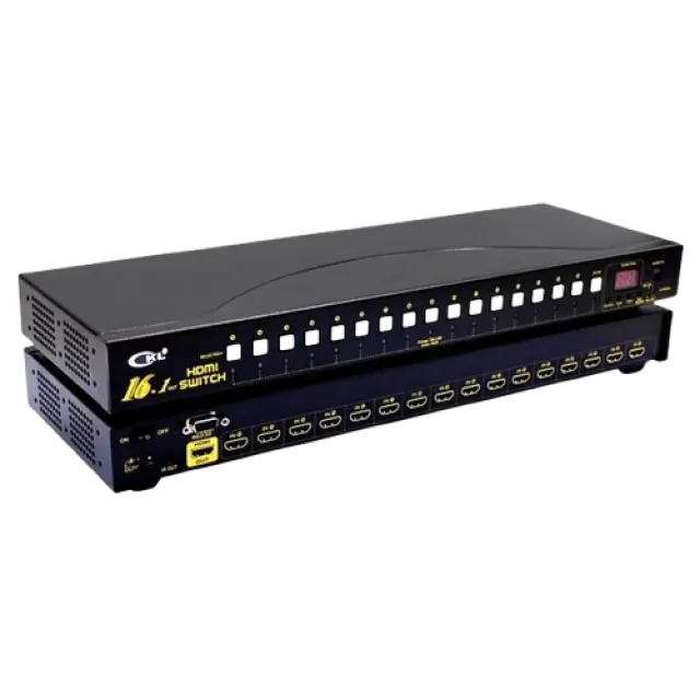 HDMI svič CKL-161H 16-IN/1-OUT with Remote control, Fully HDMI 1.3 Compliant up to 1080p HDTV
