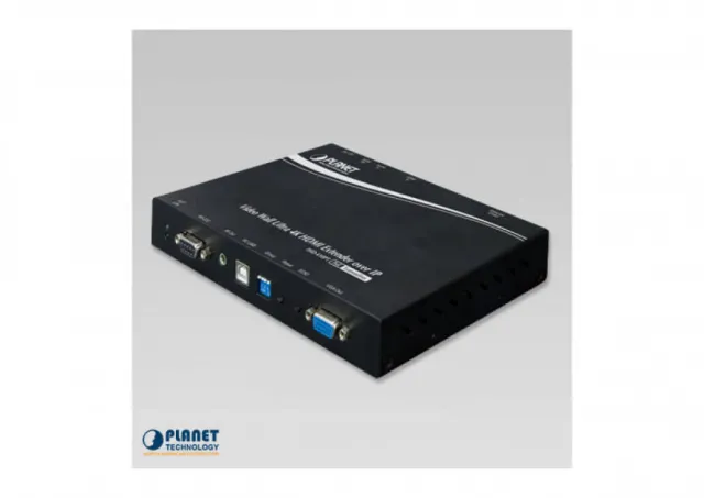 HDMI/USB Video Wall na IP extender - predajnik, 4K Ultra-HD/HDCP, HDMI 1.4a, 16 kanala (DIP svič), prenosi i IR daljinsku kontrolu, EDID podrška za više prijemnika i kaskadnu vezu predajnika, PoE+ (Planet IHD-410PT)