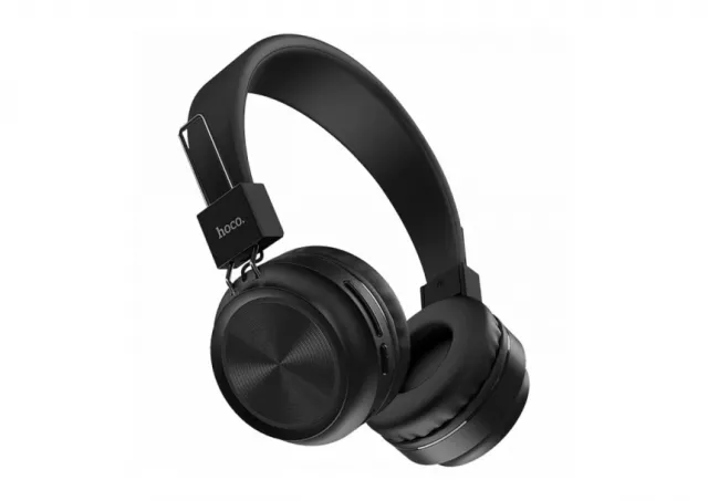 hoco. Bežične stereo slušalice, Bluetooth, do 12h rada, mikrofon - W25 Promise Crne