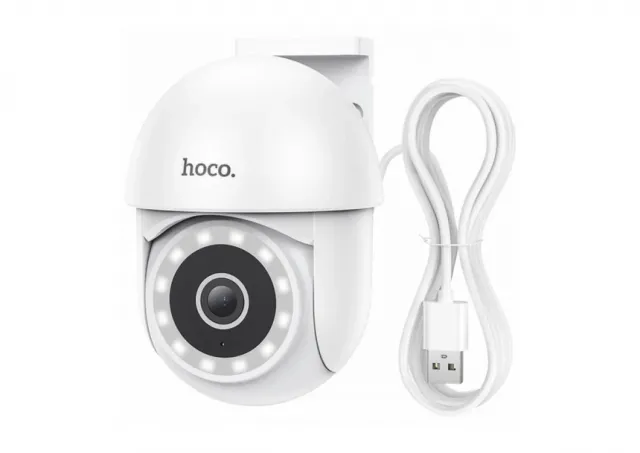 hoco. Full HD bežična spoljnja kamera IP, 3MP, do 128 Gb kartica - D2 Outdoor PTZ