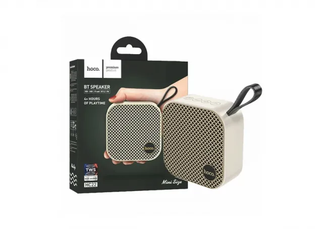hoco. Zvučnik bežični, Stereo, Bluetooth 5.2 Sport - HC22, Beli