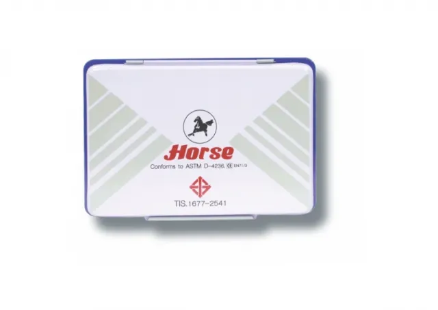 Horse original jastuče za pečate metalno H-02, 70x110 mm Horse crna 05JP31B