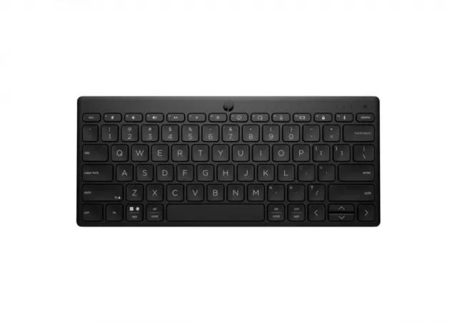 HP 355 Compact Multi-Device Bluetooth Keyboard, Bluetooth 5.2, YU, Black