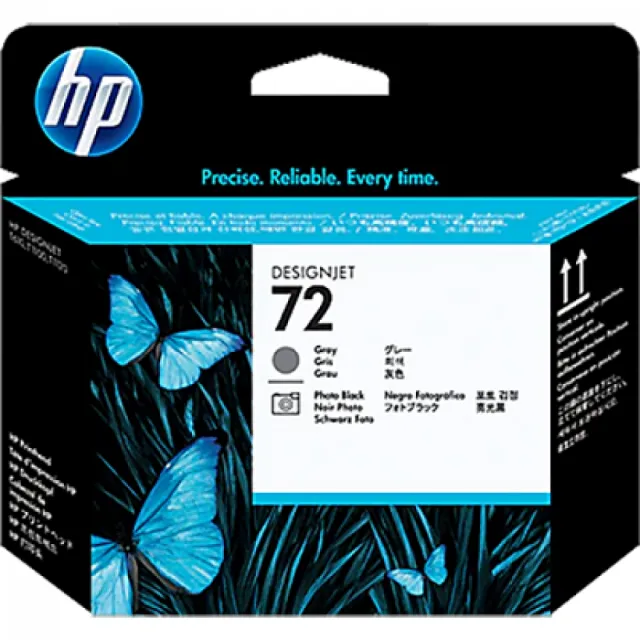 HP C9380A No.72 Grey and Photo Black Printhead za T610 T1100 T770 T790 T1200 T1300