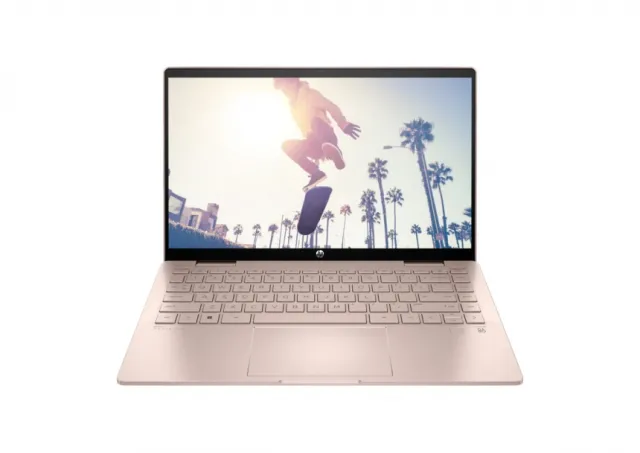 HP consumer 8D8D5EA HP Pavilion x360 Convertible 14-ek1009nm,Intel Core i5-1335U,8GB onboard,512GB PCIe NVMe M.2 SSD,14" IPS FHD 1920x1080 multitouch,Intel Iris X Graphics,Backlit,1 USB-C 3.2,2 USB-A 3.1,1 HDMI 2.1,BT 5.3,FP,FreeDOS,YU,Pale rose gold,2yw