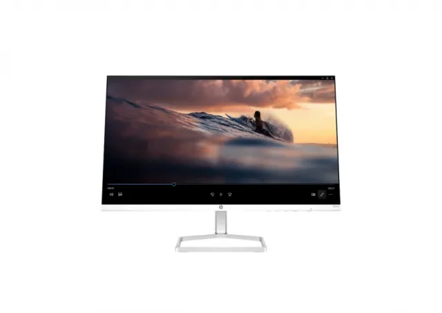HP consumer 94C36AA 23.8" IPS AG Flat FHD 1920x1080@100Hz Monitor with Speakers, 16:9, 1500:1, 300cd/m², 5ms, 178°/178°, 1 HDMI 1.4, 1 VGA, 2x2W, Tilt, White/Silver, 1yw, HP S5 524sa
