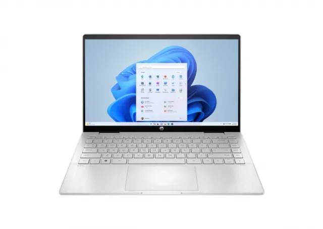 HP consumer A0DR6EA HP Pavilion x360 Convertible 14-ek2011nm,Intel Core 7 150U,16GB RAM on-board,512GB PCIe NVMe M.2 SSD, 14"IPS FHD 1920x1080 touch,Intel Graphics,Backlit, 1 USB-C 3.2,2 USB-A 3.1,1 HDMI 2.1,BT 5.3,FP,FreeDOS,YU,Natural silver,2yw