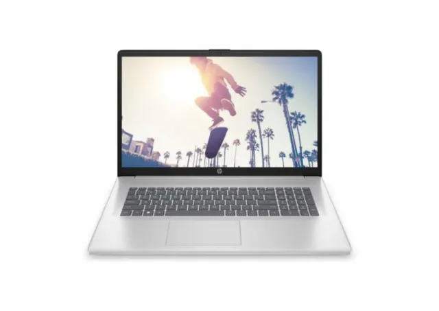 HP consumer A74VGEA HP 17-cn3035nm, Intel Core i5-1334U, 16GB DDR4-3200 RAM, 512GB PCIe NVMe M.2 SSD, 17.3" IPS AG FHD 1920x1080, Intel Iris X Graphics, 1 USB-C 3.1, 2 USB-A 3.1, 1 HDMI 1.4b, BT 5.3, FreeDOS, YU, Natural silver, 2yw