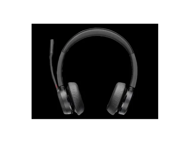 HP Poly Voyager 4320 Microsoft Teams Certified Headset +BT700 dongle +Charging Stand, Black