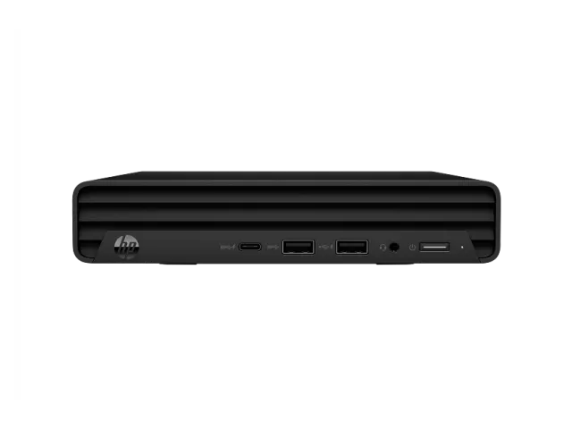 HP Pro Mini 260 G9 Desktop, Intel Core i3-1315U, 8GB DDR4-3200 RAM, 256GB PCIe NVMe SSD, 1x2.5", Intel UHD Graphics, HP 125 Wired Kb+Mouse, 1 USB-C 3.2, 3 USB-A 3.1, 3 USB-A 2.0, 1 RJ-45, 1 serial, 1 HDMI 1.4b, 1 DP 1.4a, BT 5.3, FreeDOS, US, Black, 1yw