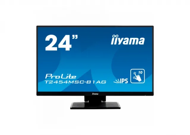 Iiyama PROLITE T2454MSC-B2AG monitor 23,8 TOUCH SCREEN  FHD 75 Hz IPS 300 cd 4 ms HDMI DP SPEAKERS Black