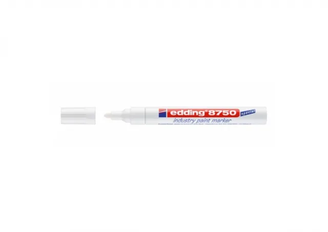 Industrijski paint marker E-8750 2-4mm Edding bela 08M8750A