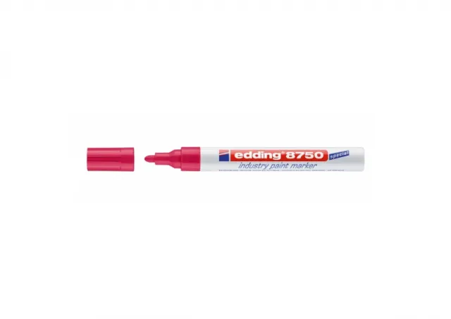Industrijski paint marker E-8750 2-4mm Edding crvena 08M8750D