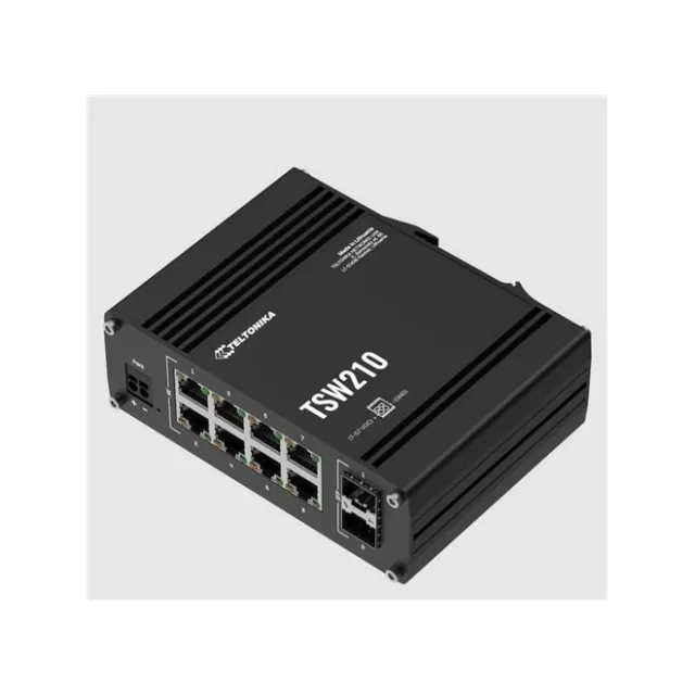 Industrijski switch Ethernet/2 SFPports TSW210 sa napajanjem