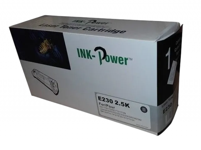 Ink Power Toner za Lexmark E232,E230, E33x, E240, E34x Toner 2500 strana