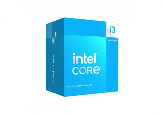 Intel Core i3-14100F Desktop Processor, 4 cores (12M Cache, up to 4.7 GHz) Box - LGA 1700