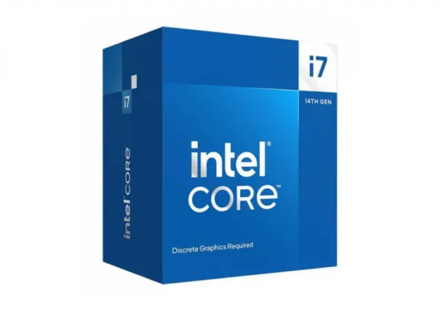 Intel Core i7-14700F Desktop Processor, 20 cores (33M Cache, up to 5.4 GHz) Box - LGA 1700