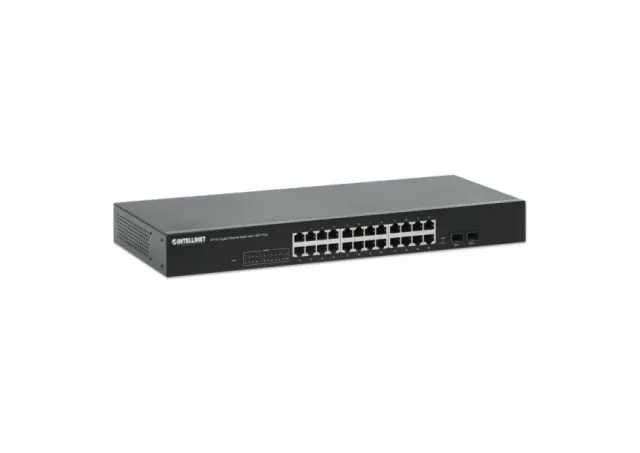 Intellinet 24-Port Gigabit Ethernet +2SFP uplink switch