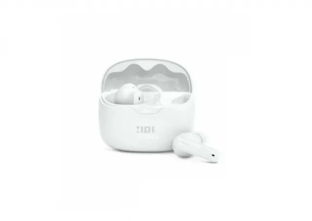 JBL TUNE BEAM WHITE BT TWS stereo slusalice sa mikrofonom v5.3/ANT/do 12h/IP54