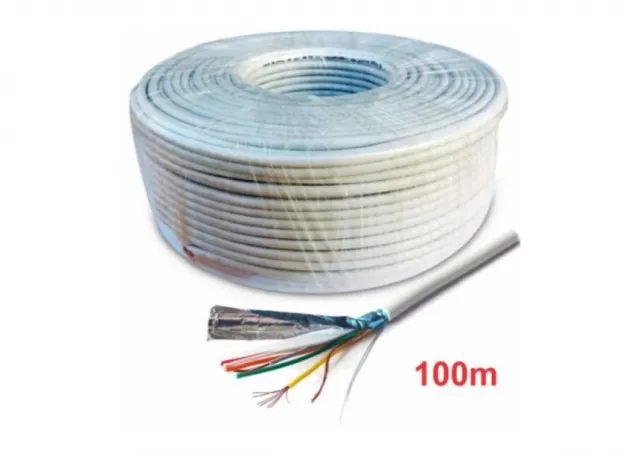 KABL-ALARM-6X0.22 Alarmni kabl 6*0.22 CCA sa folijom 100m