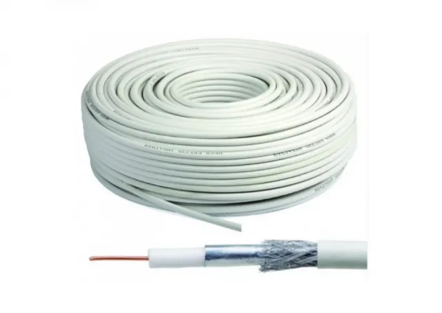 KABL-COAX-RG6/100 white (X553) koaksialni kabl RG6 bez konektora, conductivity 18%,6.5mm,100m