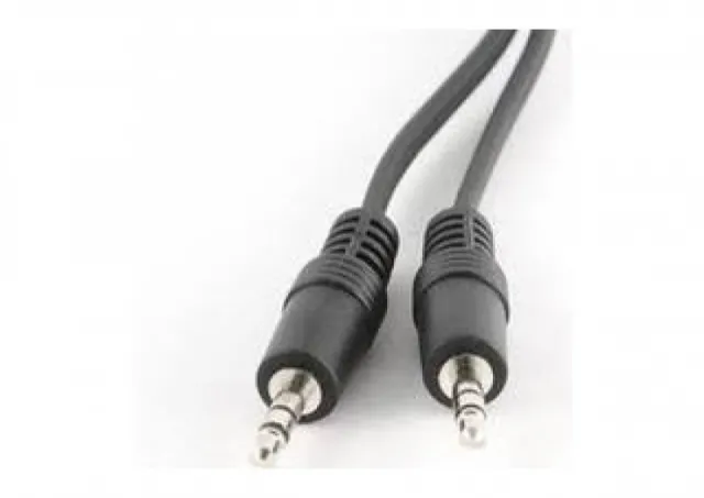 Kabl E-Green Audio 3.5mm stereo (M) - 3.5mm stereo (M) 1.2m crni