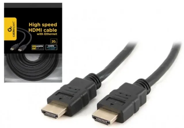 Kabl Gembird CC-HDMI4-20M Gembird Premium HDMI v.1.4 20m