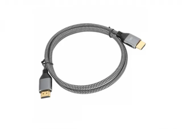 Kabl HDMI na HDMI 2.1 18 Gold 8K (m/m) 2m sivi