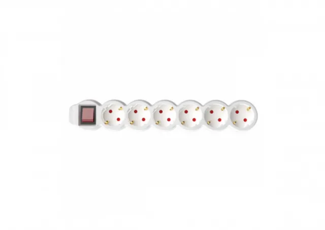 Kabl HOME Protektor NV6K-10/WH/1,5 6mesta 10m