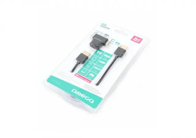 Kabl Omega OCHBA18 HDMI 1.8m+adapter
