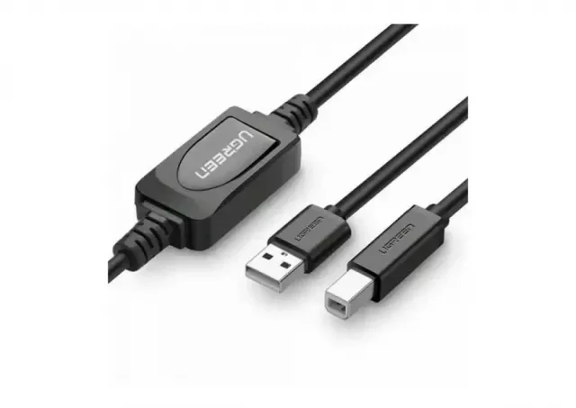 Kabl USB 2.0 Aktivni Print Ugreen US122 M/m 15m