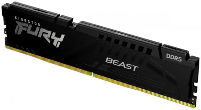 Kingston DDR5 16GB 5600MHz [FURY BEAST], Non-ECC UDIMM, CL40 1.25V, 288-Pin 1Rx8, w/Heatsink