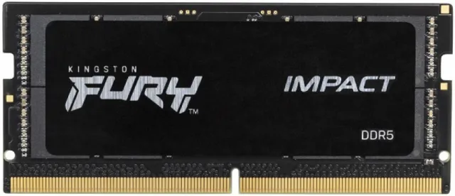 Kingston DDR5 32GB SO-DIMM 4800MHz [FURY IMPACT], Non-ECC Unbuffered, CL38 1.1V, 262-pin 2Rx8