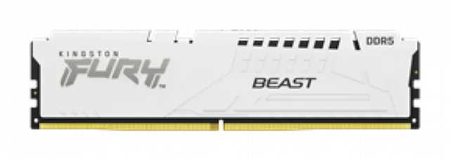 Kingston DDR5 64GB (2x32GB) 5200MHz CL36 DIMM [FURY Beast] White EXPO