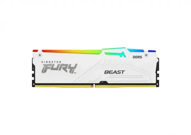 KINGSTON DIMM DDR5 16GB 6800MT/s KF568C34BWA-16 FURY Beast White RGB XMP 