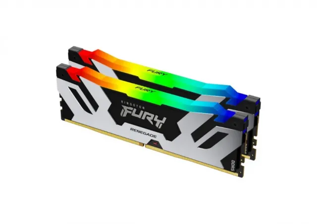 KINGSTON DIMM DDR5 32GB (2x16GB kit) 8000MT/s KF580C38RSAK2-32 FURY Renegade Silver RGB XMP 