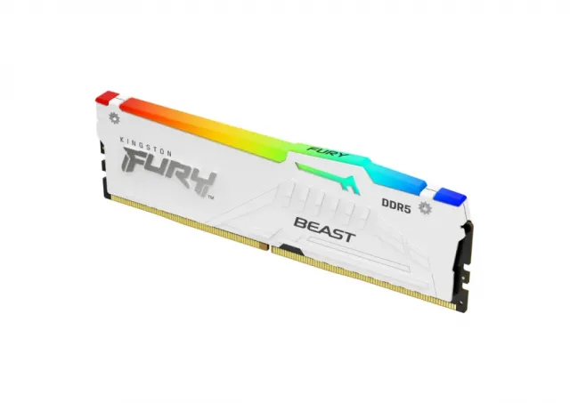 KINGSTON DIMM DDR5 32GB 5200MT/s KF552C40BWA-32 Fury Beast RGB White XMP 