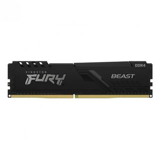 Kingston KF436C18BB/16 DDR4 16GB 3600MHz [FURY BEAST], Non-ECC UDIMM, CL18 1.35V, 288-Pin 1Rx8, w/Heatsink