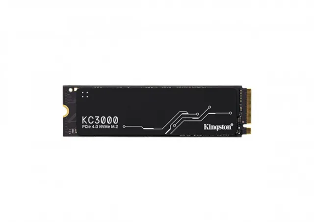 Kingston SKC3000S/512G M.2 NVMe 512GB, 2280, PCIe Gen 4x4, KC3000, 3D TLC NAND, Read up to 7,000 MB/s, Write up to 3,900 MB/s (single sided), Includes cloning software