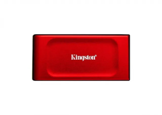 Kingston SXS1000R/1000G Portable SSD 1TB, XS1000, USB 3.2 Gen.2x2 (20Gbps), Read up to 1,050MB/s, Write up to 1,000 MB/s, Red